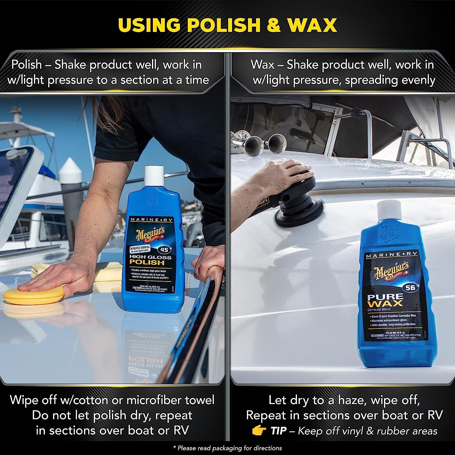 M4965 Marine/Rv Fiberglass Restoration System - RV and Boat Gel Coat Restoration for Professional Results - Enhance Your Boat'S Appearance and Increase Your Boat'S Value