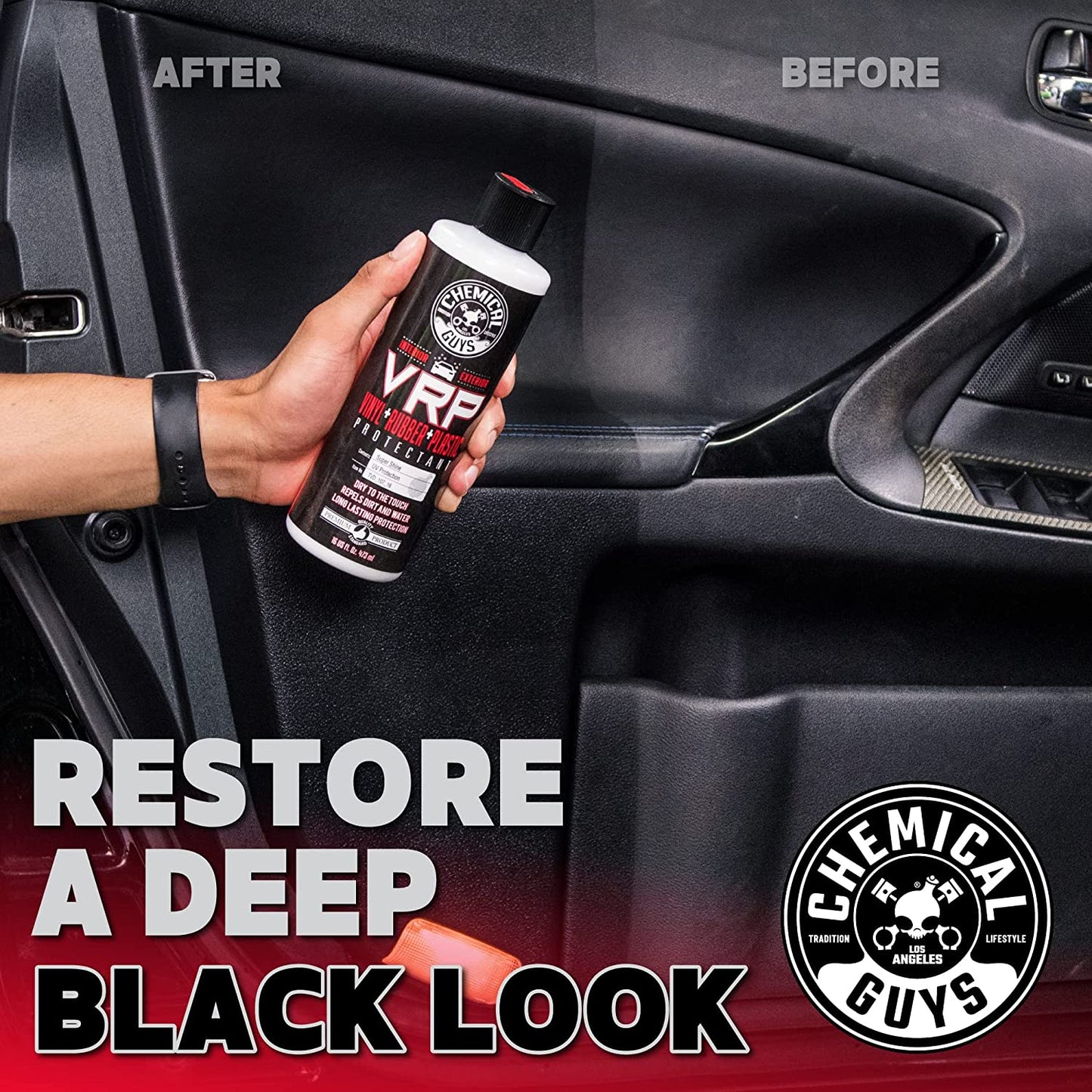 TVD_107_16 VRP Vinyl, Rubber and Plastic Non-Greasy Dry-To-The-Touch Long Lasting Super Shine Dressing for Tires, Trim and More, Safe for Cars, Trucks, Suvs, Rvs & More, 16 Fl Oz