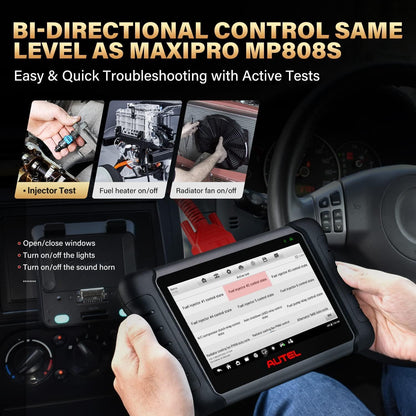 Maxicheck MX808S Bidirectional Scanner, 2024 11OS US Ver. of Maxicom MK808S/ MK808Z, Function as MX900 MK900 MK808Z-BT, 3000+ Active Test, 28+ Service, OE All System Scan Tool, FCA Autoauth