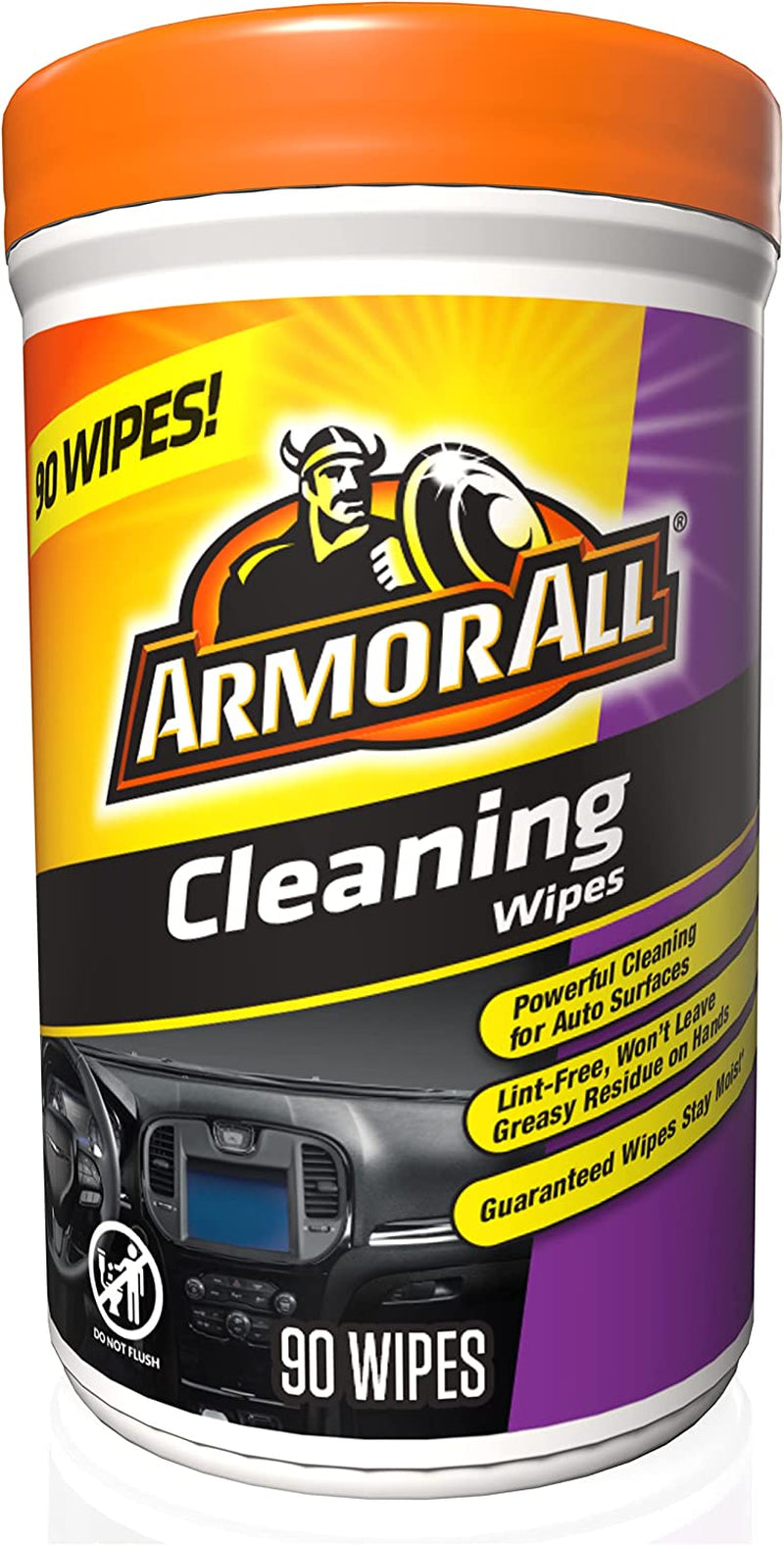 Car Cleaning Wipes, Wipes for Car Interior and Car Exterior, 90 Wipes Each