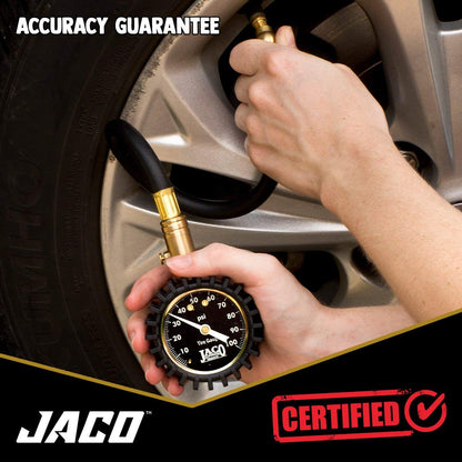 JACO Elitepro Tire Pressure Gauge - 100 PSI