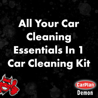 Demon 7 Piece Car Care Gift Pack. Includes Demon Shine, Wheels, Foam, Tyres & More