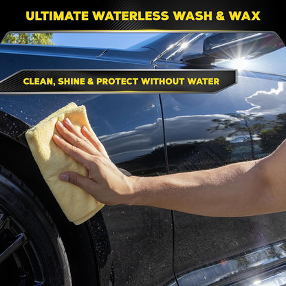 Cleaning Kit, Waterless Wash & Wax, Quick Interior Detailer, Supreme Shine Protectant, Perfect Clarity Glass Cleaner, 6 Microfiber Towels, 128 Fl Oz