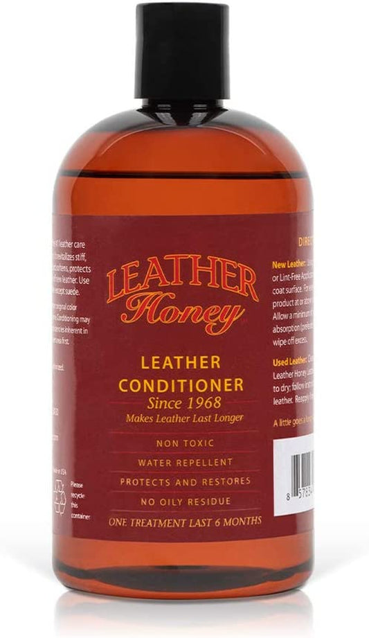 Leather Conditioner, Non-Toxic & Made in the Usa since 1968. Protect & Restore Leather Couches & Furniture, Car Interiors, Boots, Jackets, Shoes, Bags & Accessories. Safe for Any Colors