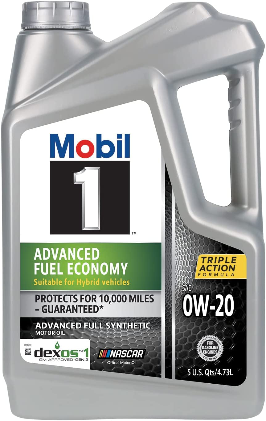 Advanced Fuel Economy Full Synthetic Motor Oil 0W-20, 5 Quart