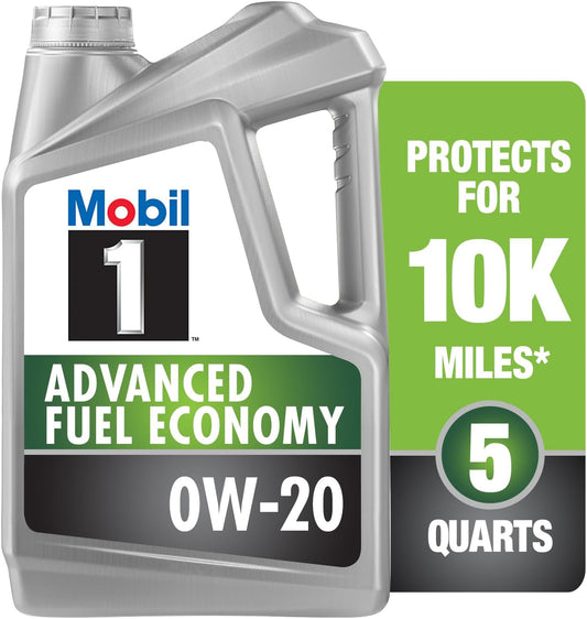 Advanced Fuel Economy Full Synthetic Motor Oil 0W-20, 5 Quart