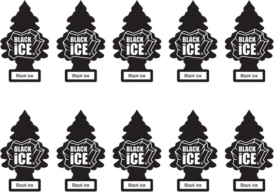 Car Freshener, Black Ice, 10-Pack